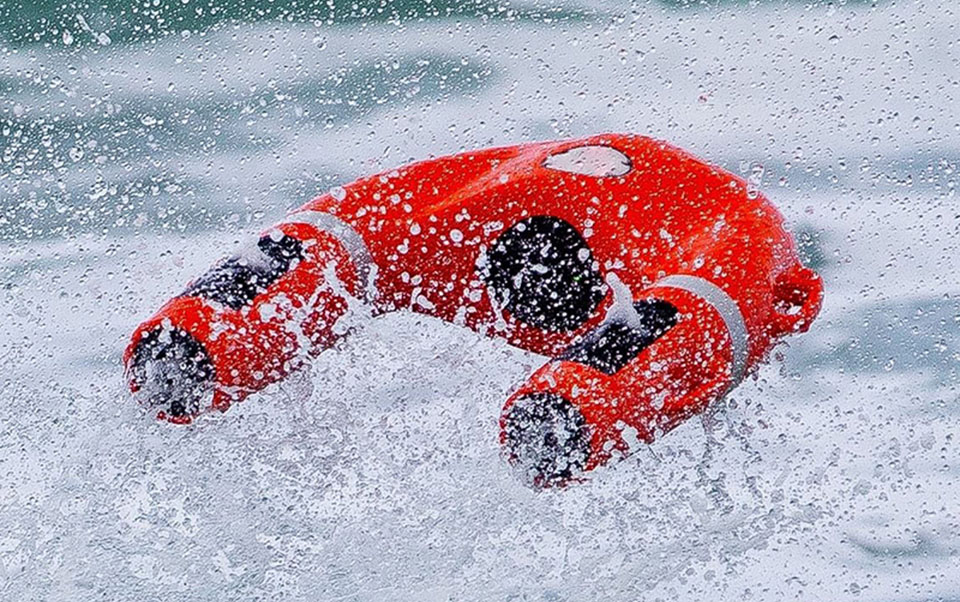Rotomoulded Water Rescue Robot Remote Control Lifebuoy