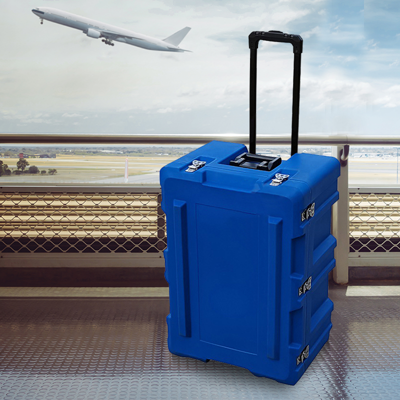 Custom HDPE Roto-Molded Waterproof Rolling Luggage